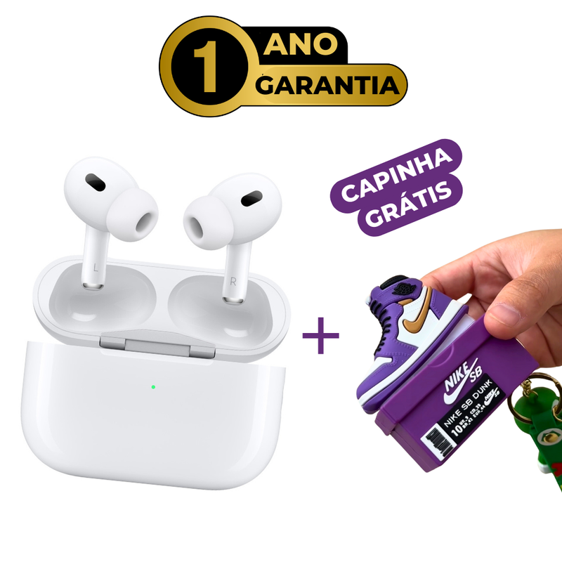 AirPods Pro 2 + Capinha Nike Exclusiva Grátis | Garantia de 1 Ano