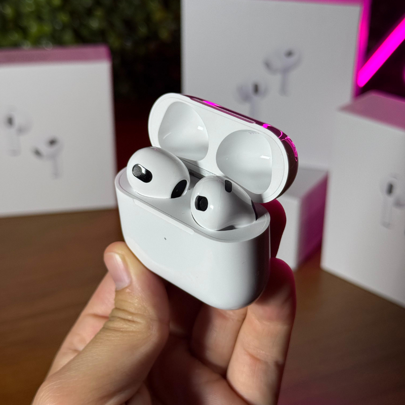 Airpods 3 + Capinha Exclusiva Grátis | 1 Ano de Garantia